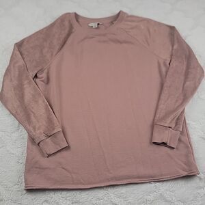 ‎American Eagle Outfitters Velvet Sleeve Sweatshirt [SIZE SMALL]